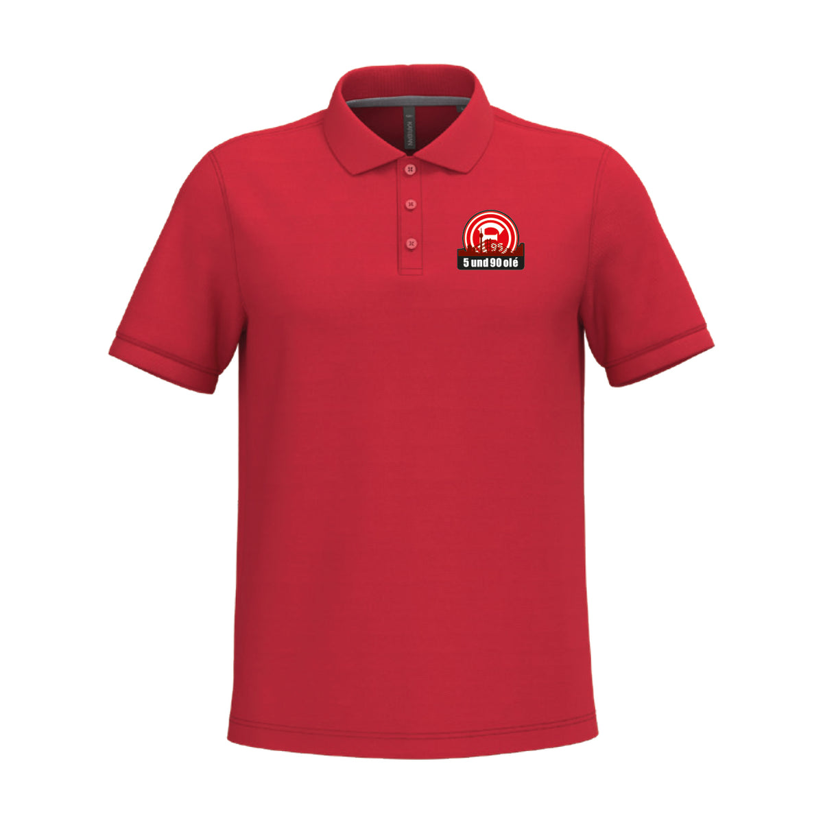 5 und 90 - Poloshirt Herren