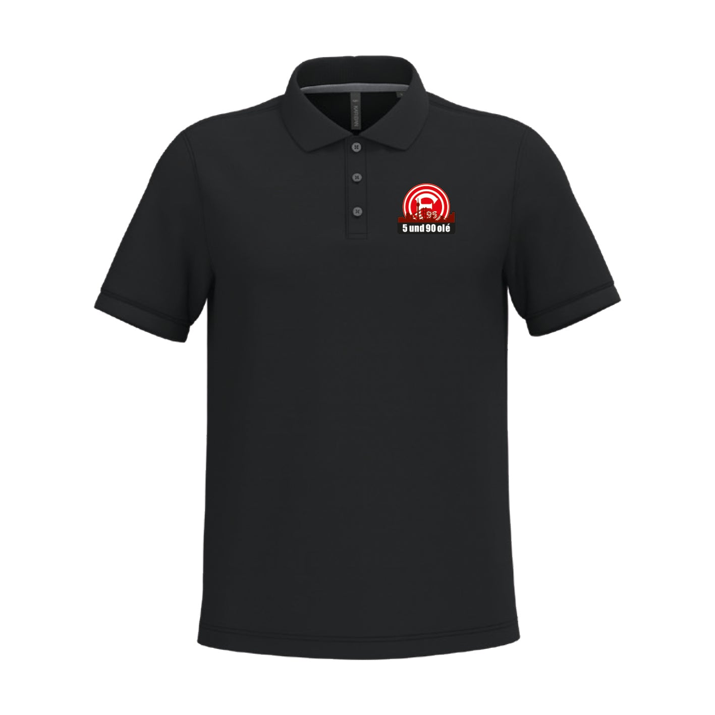 5 und 90 - Poloshirt Herren