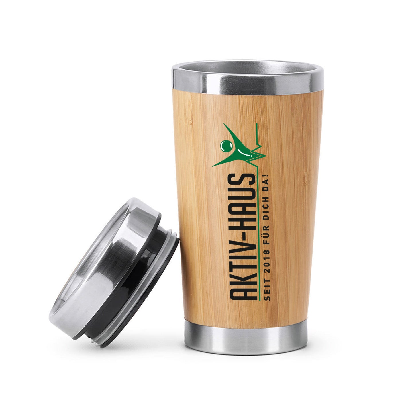 Aktiv-Haus To Go Becher Bambus