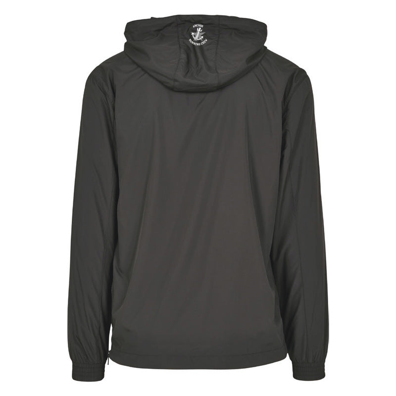 Windjacke mit 1/4 Zip "Schriftzug"
