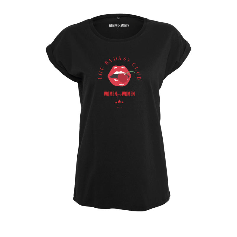 JayKay Damen T-Shirt "BadassCherrylips"