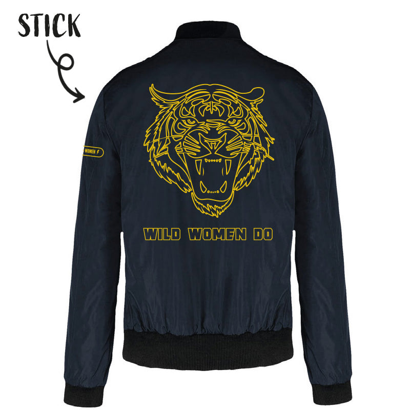 JayKay Herren Bomberjacke "WildWomanDo" navy