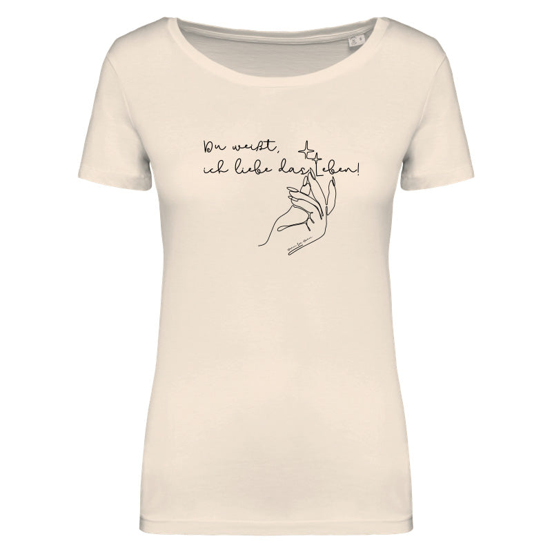 JayKay Bio-Damen T-Shirt "LiebeDasLeben"