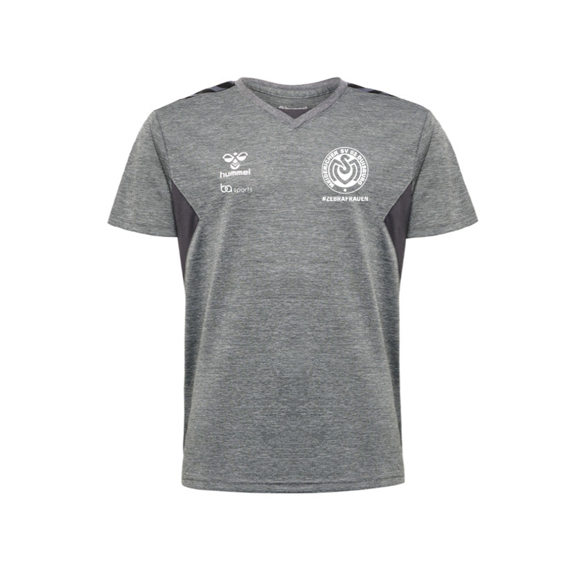 MSV Zebrafrauen Authentic PL Jersey Kids Grey Melange - 219965