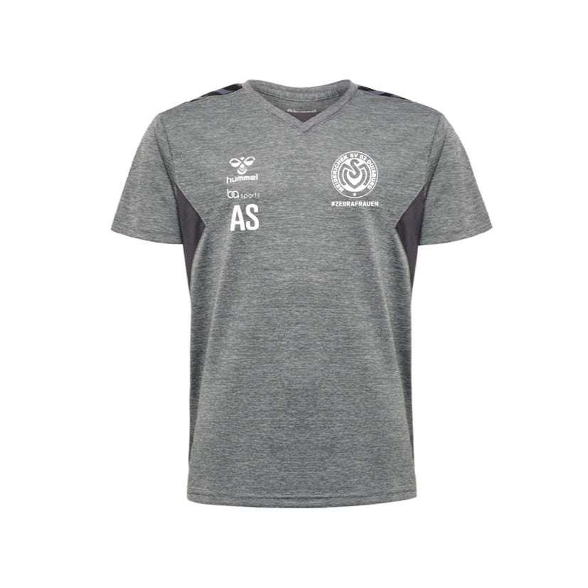 MSV Zebrafrauen Authentic PL Jersey Kids Grey Melange - 219965