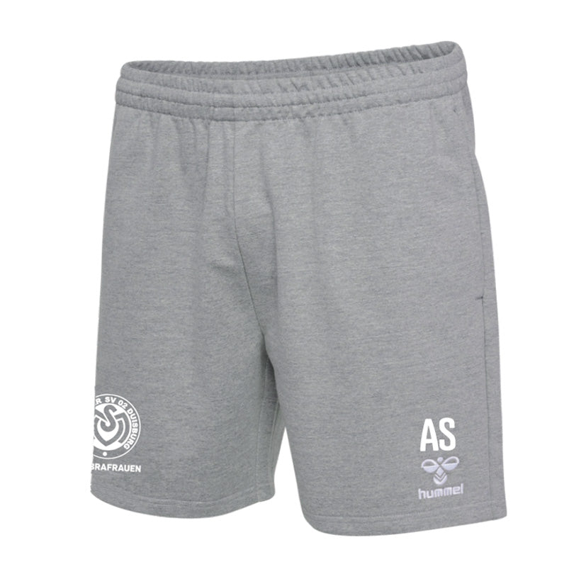 MSV Zebrafrauen GO 2.0 Sweatshorts Grey Melange - 224845