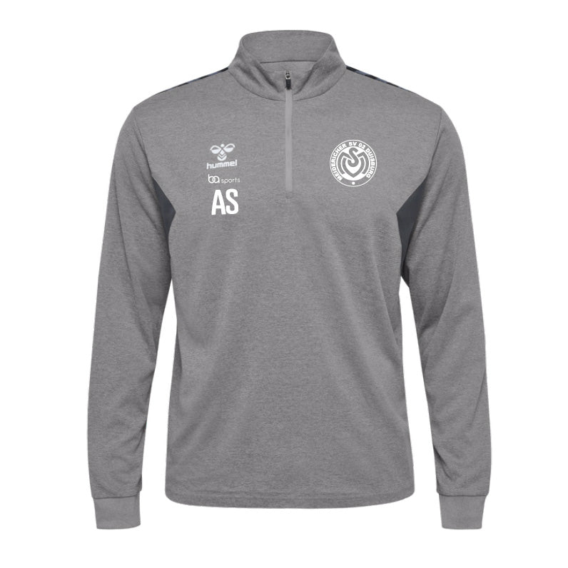 MSV Half ZIP Grey Melange
