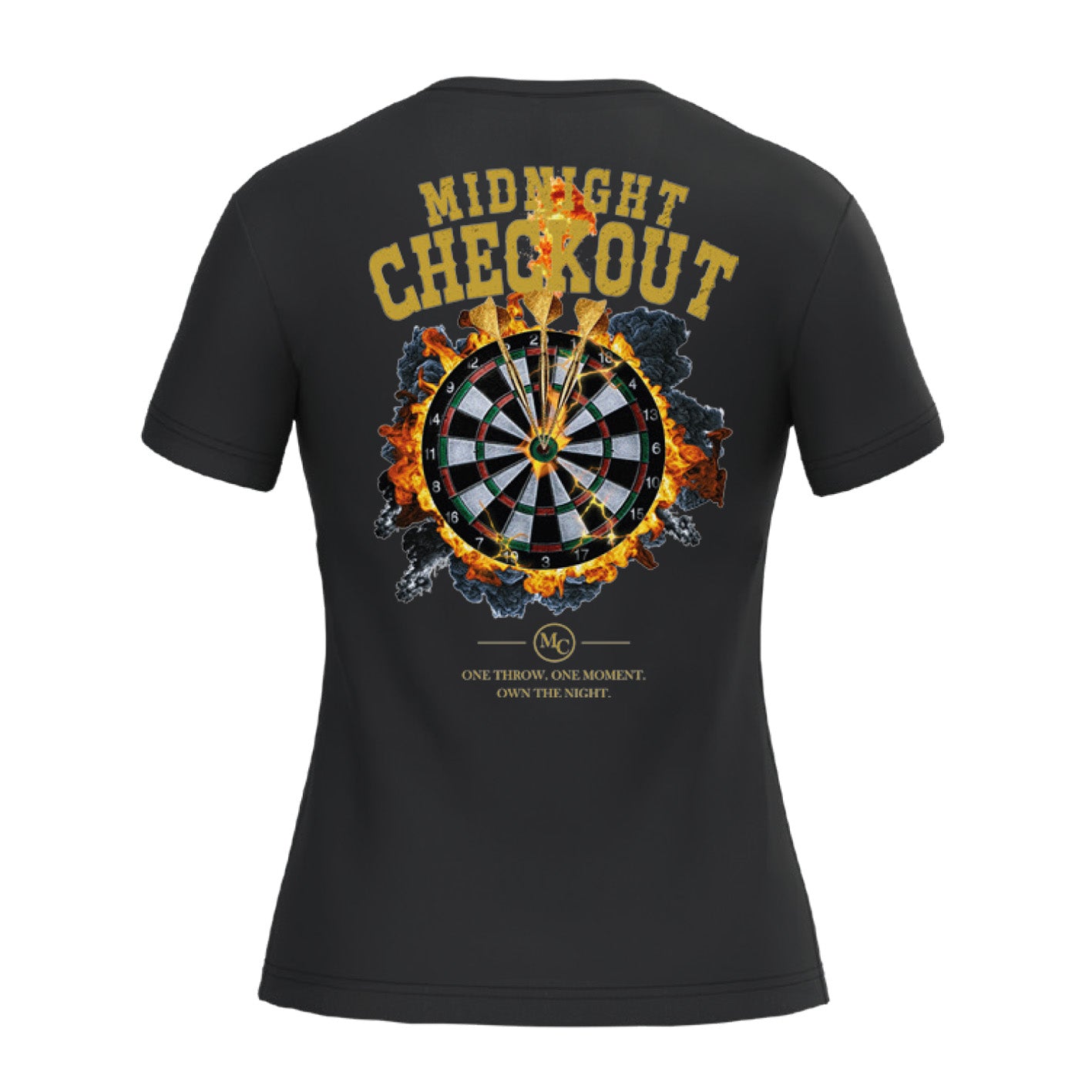 Midnight Checkout - Damen T-Shirt "Burning Dart"