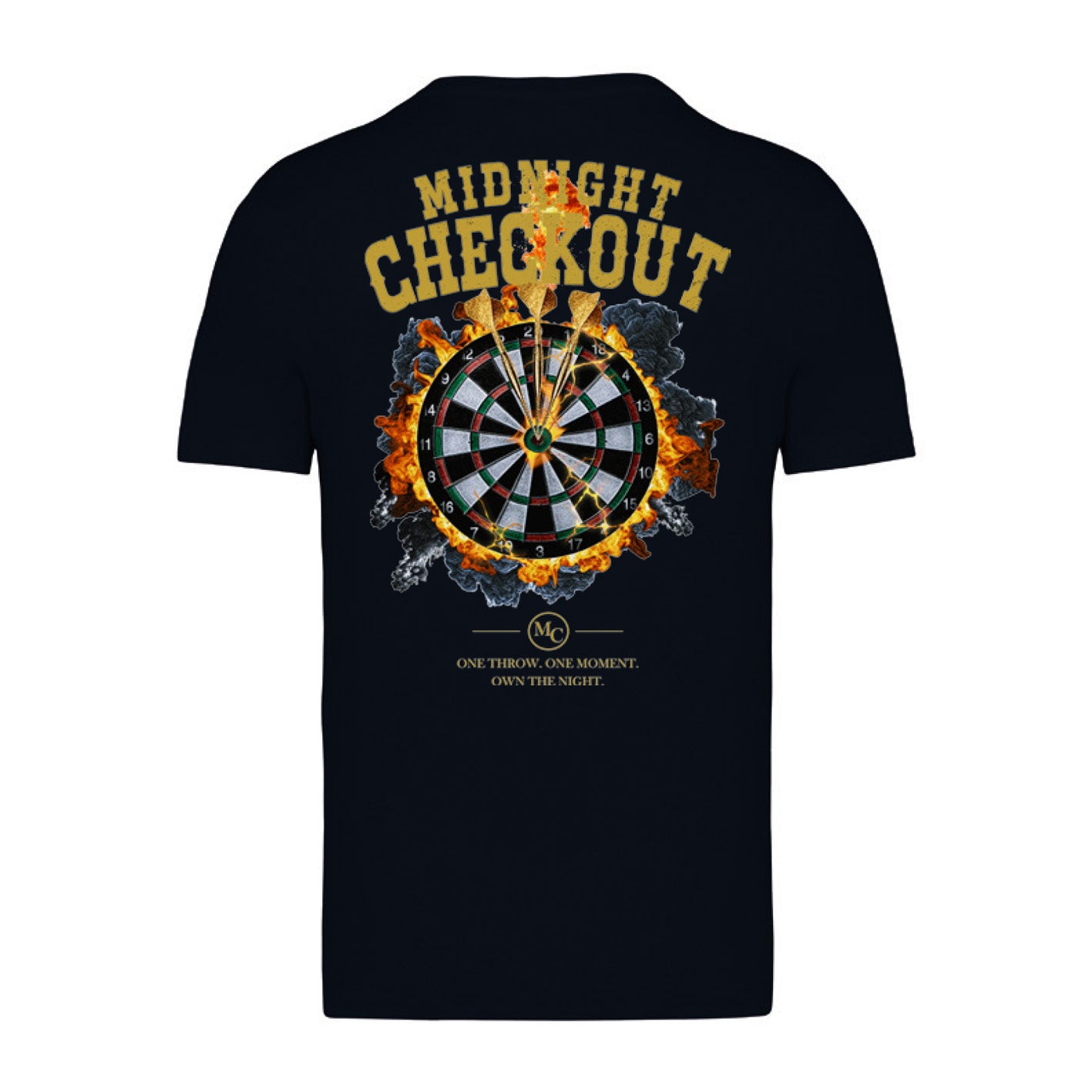 Midnight Checkout - T-Shirt "Burning Dart"