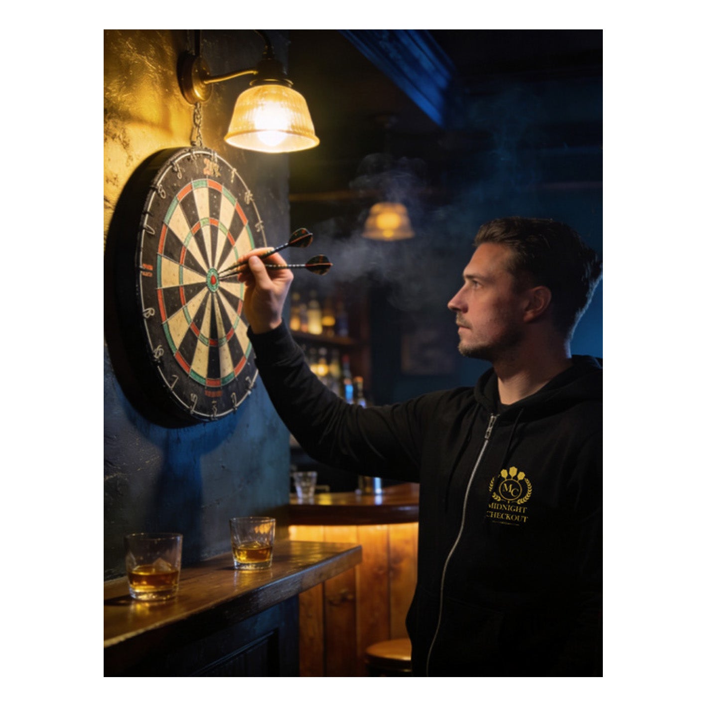 Midnight Checkout - Ziphoodie "Wappen"
