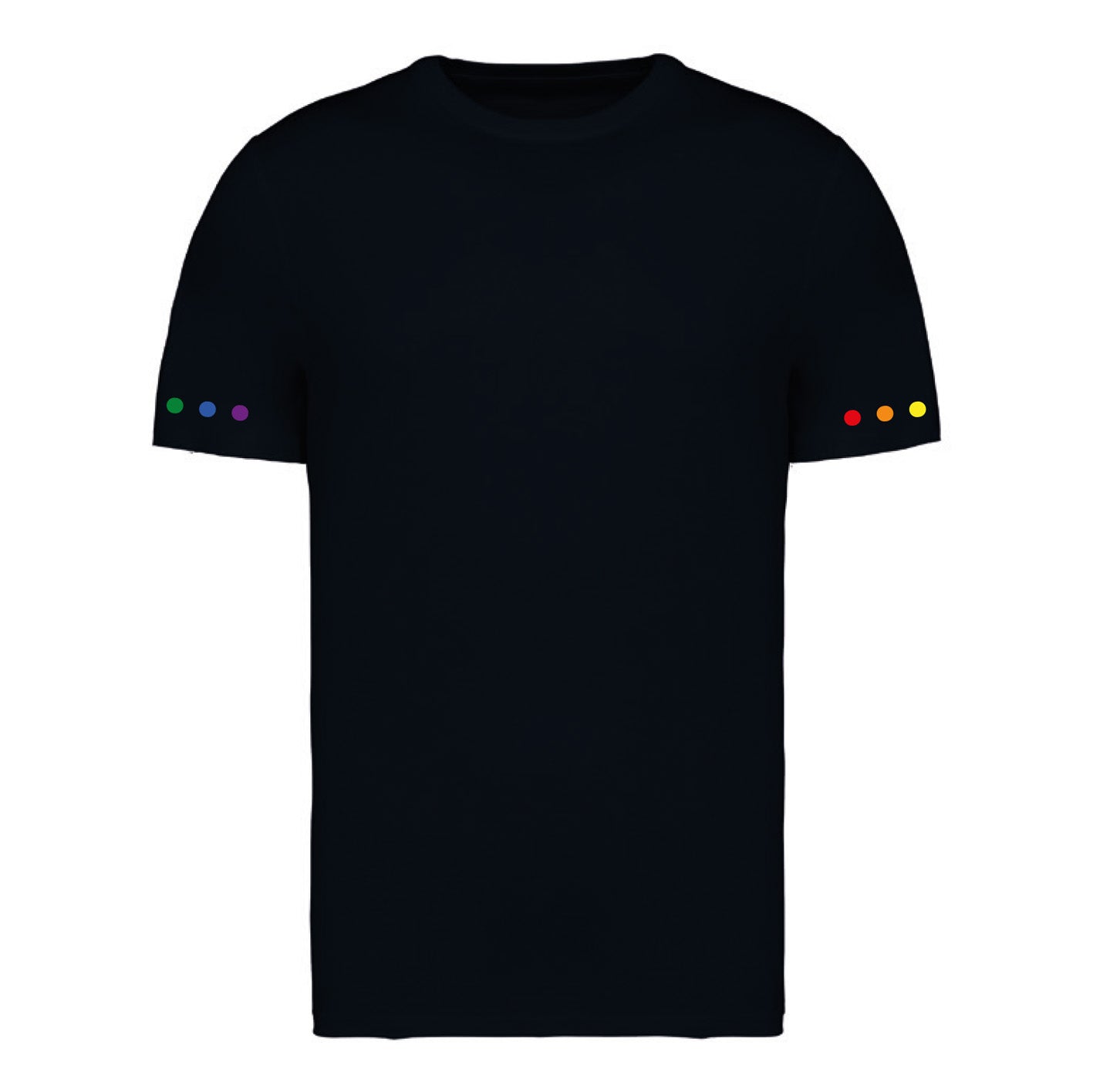 Rainbow - Unisex Shirt Schwarz "Regenbogen"