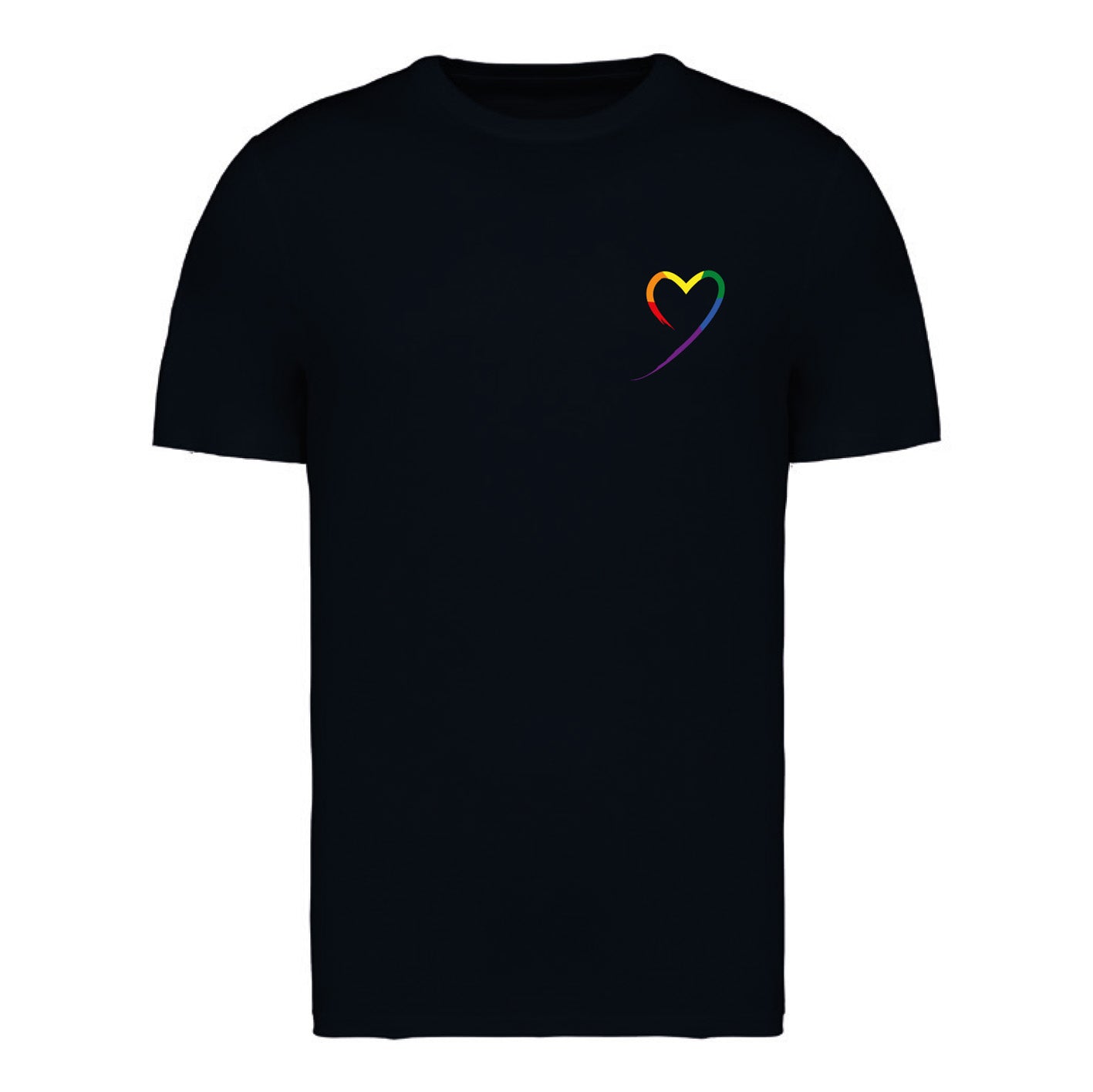 Rainbow - Unisex Shirt Schwarz "Regenbogen"