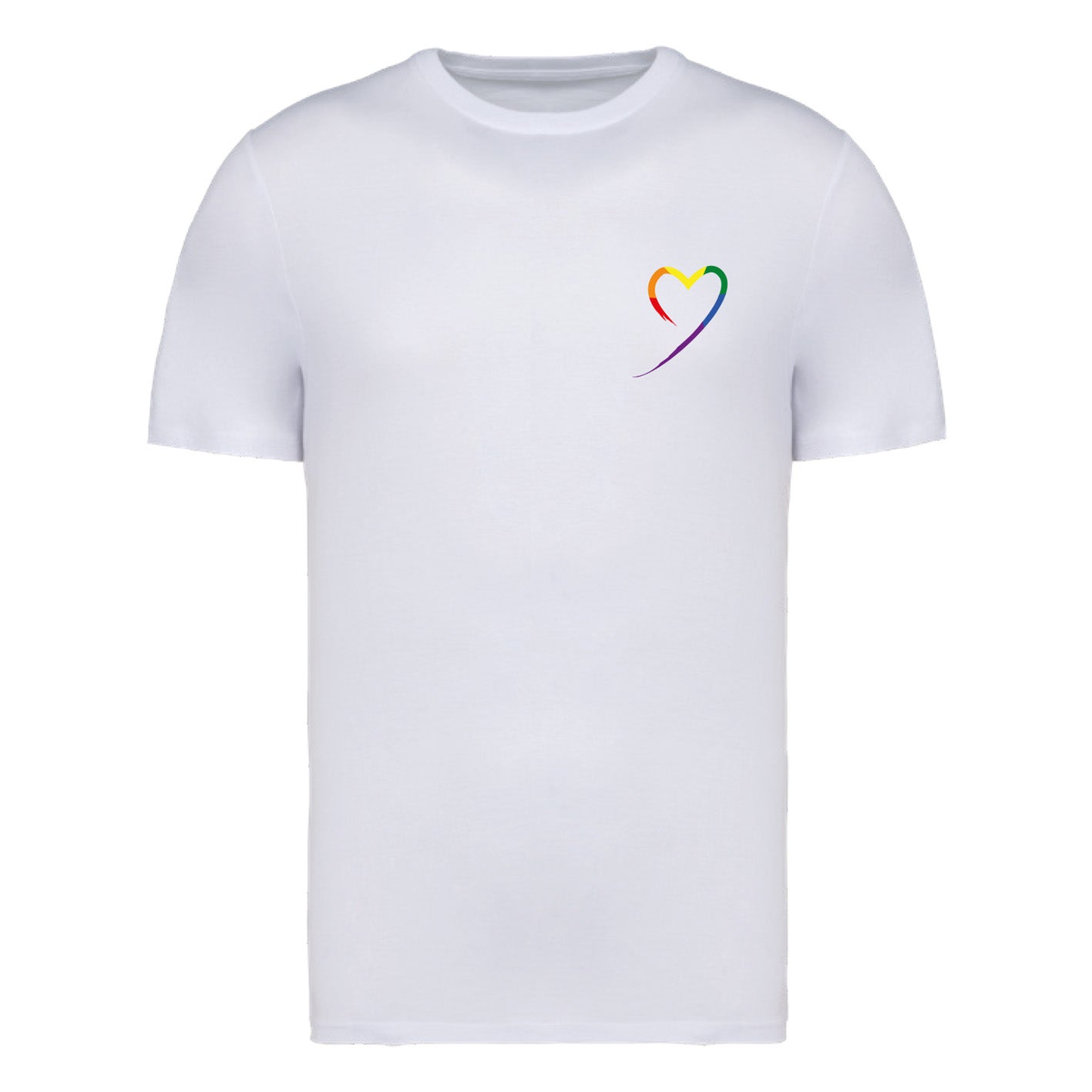 Rainbow - Unisex Shirt Weiß "Regenbogen"