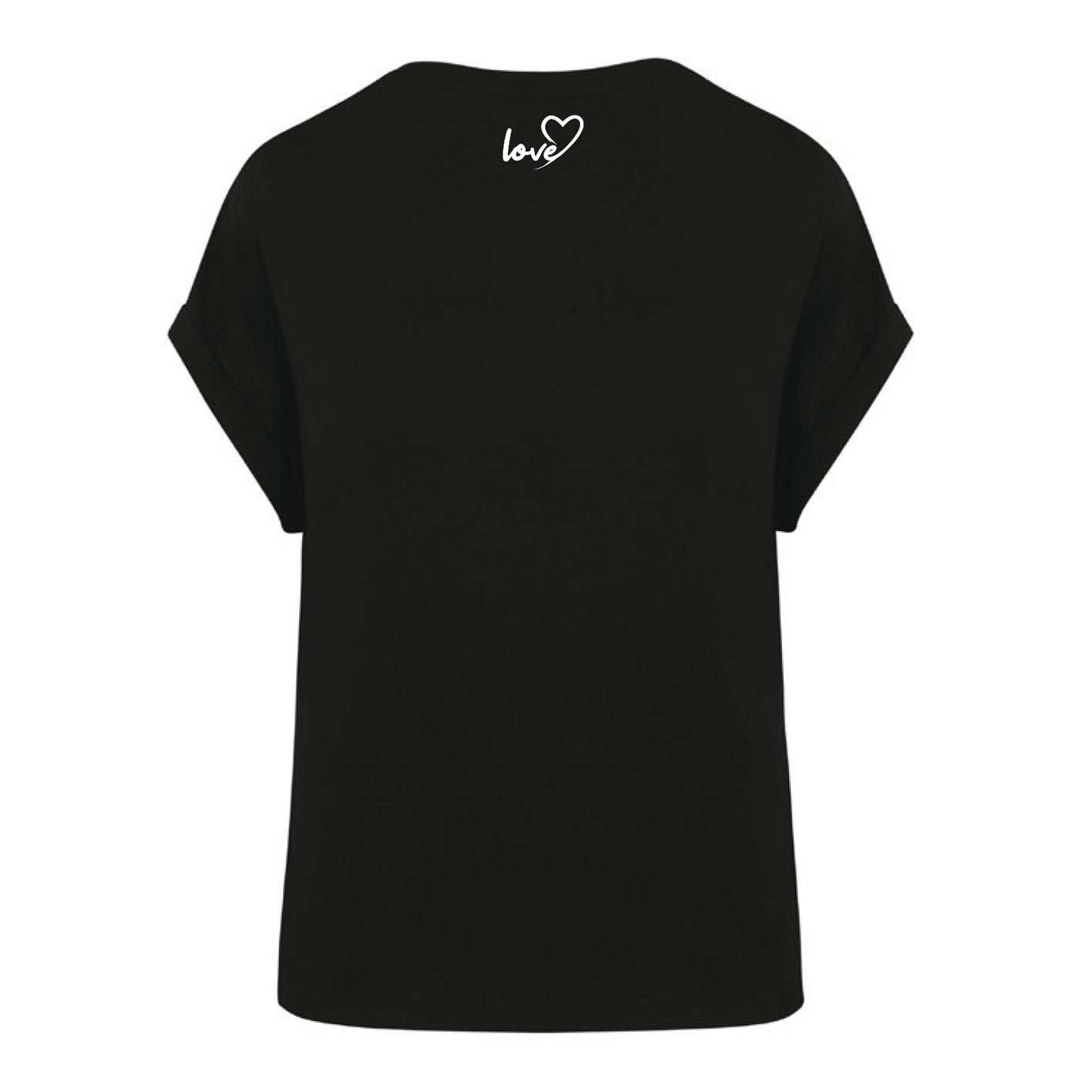 Rainbow - Damenshirt  Schwarz "Regenbogen"