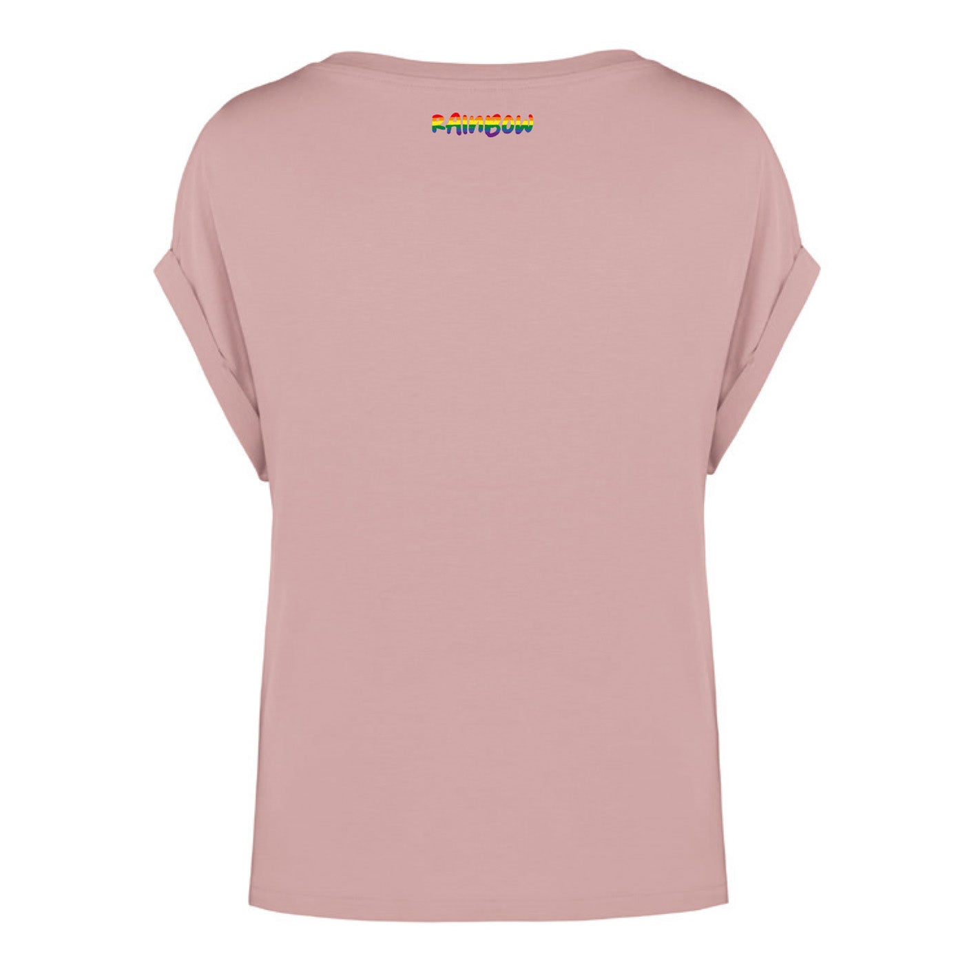 Rainbow - Damenshirt  Rosa "Regenbogen"