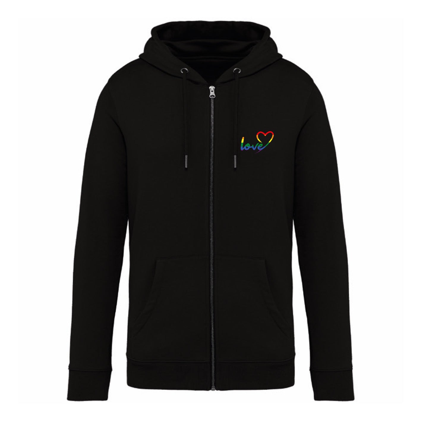 Rainbow - Ziphoodie "Regenbogen"