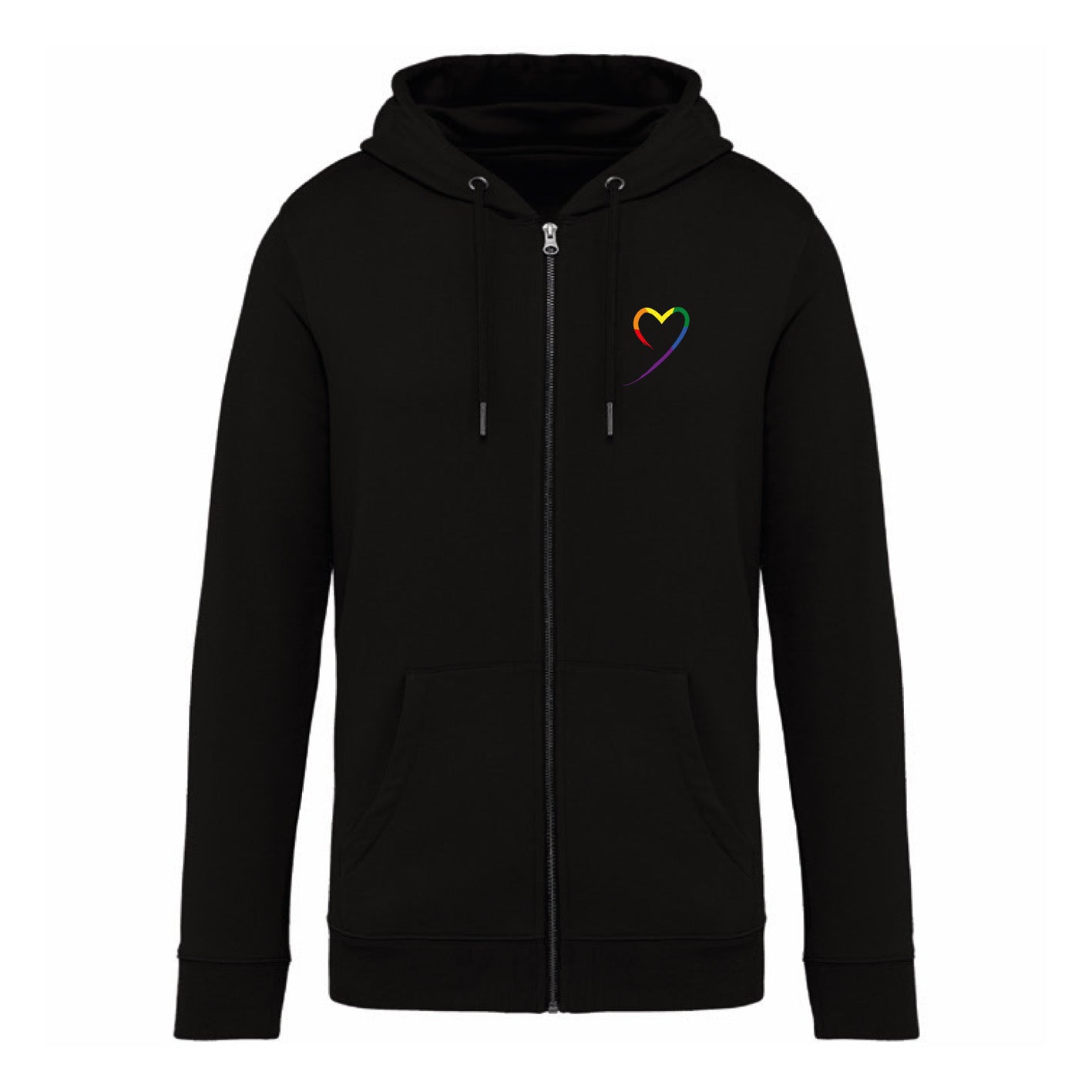 Rainbow - Ziphoodie "Regenbogen"