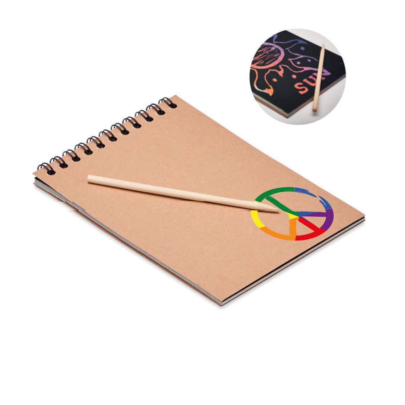 Rainbow - Kinder Kratzbuch