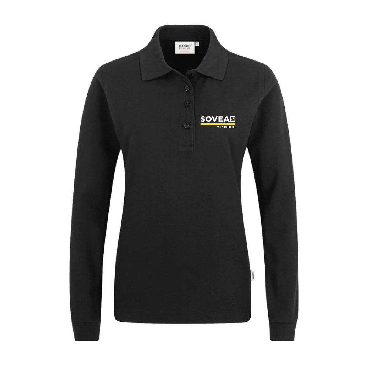 SOVEA - NO. 215 HAKRO MIKRALINAR® Longsleeve-Polo Damen