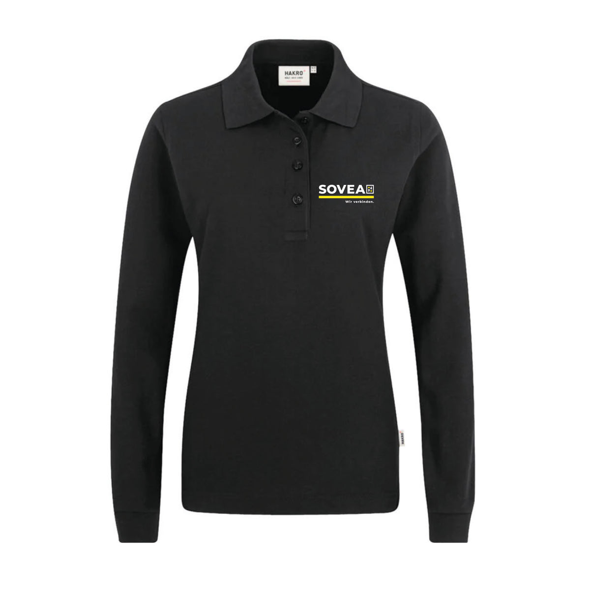 SOVEA - NO. 215 HAKRO MIKRALINAR® Longsleeve-Polo Damen