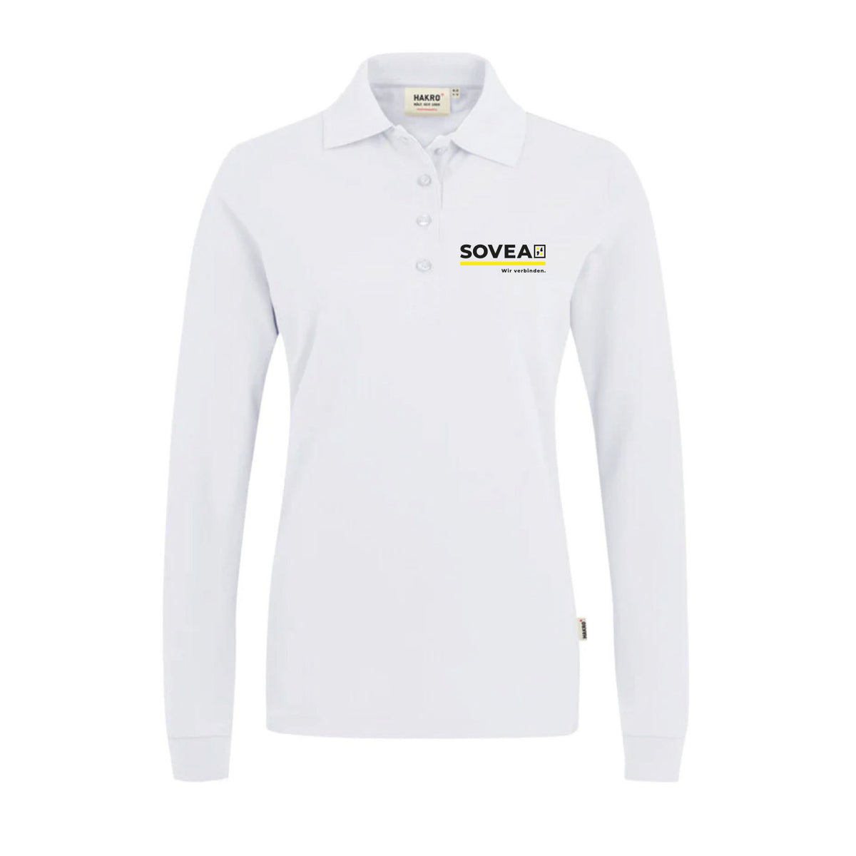 SOVEA - NO. 215 HAKRO MIKRALINAR® Longsleeve-Polo Damen