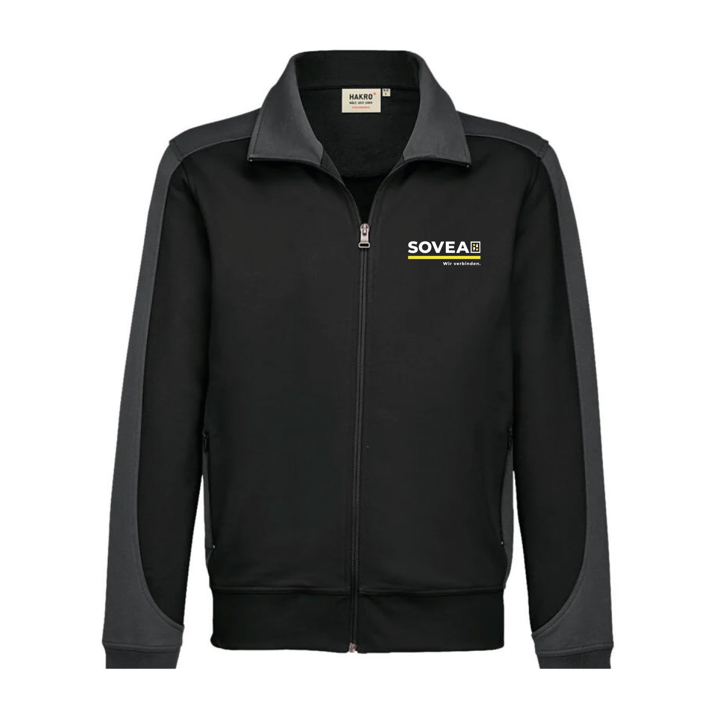 SOVEA - NO. 477 HAKRO MIKRALINAR® Sweatjacke Contrast