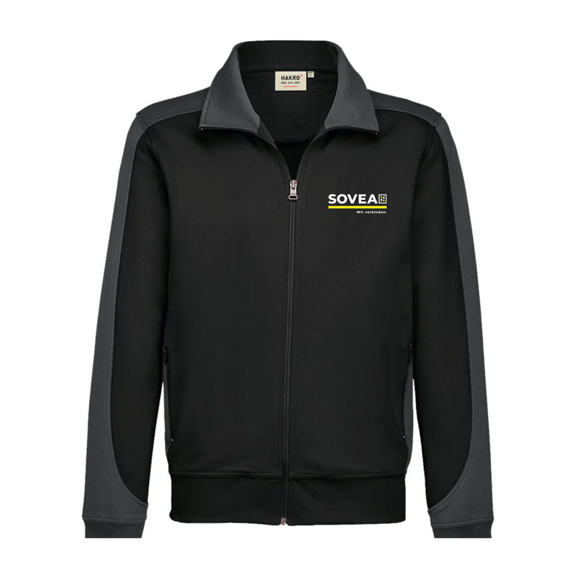 SOVEA - NO. 477 HAKRO MIKRALINAR® Sweatjacke Contrast