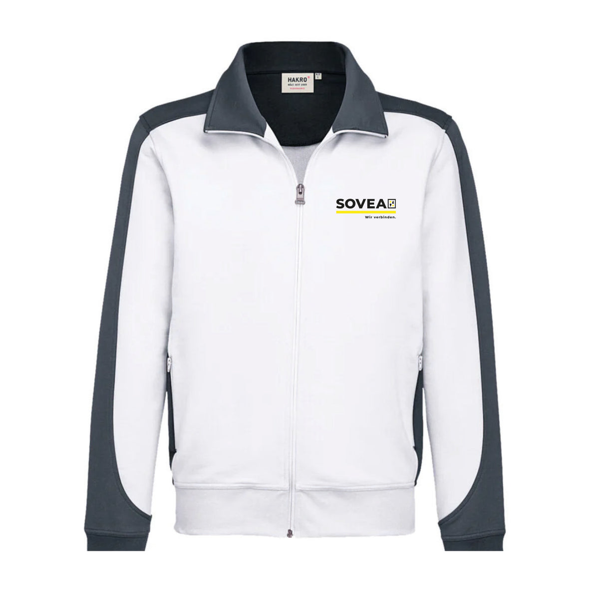 SOVEA - NO. 477 HAKRO MIKRALINAR® Sweatjacke Contrast