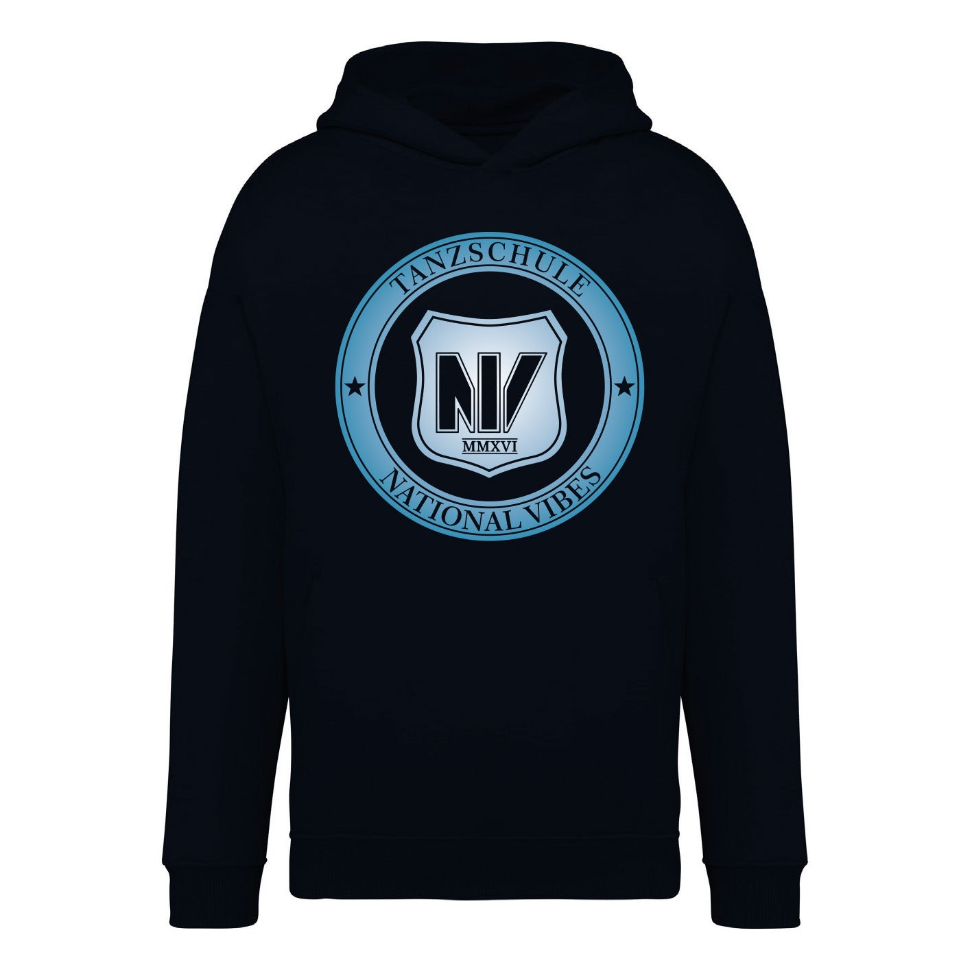 TNV - Oversize Hoodie - Round blau