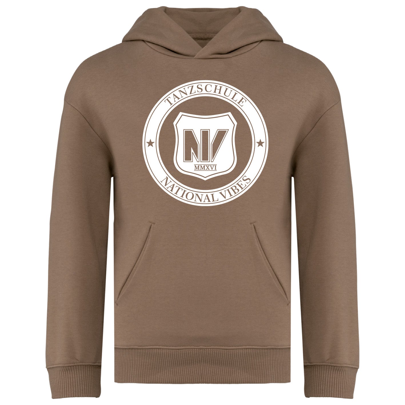 TNV - Oversize Hoodie - Round weiss