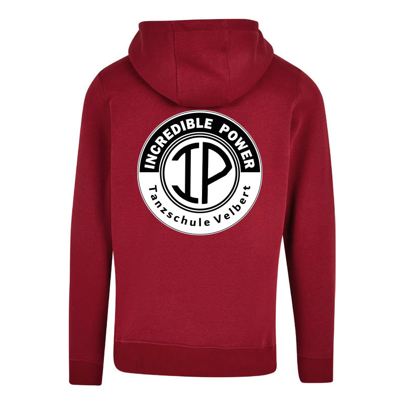 Hoodie INCREDIBLE POWER cherry