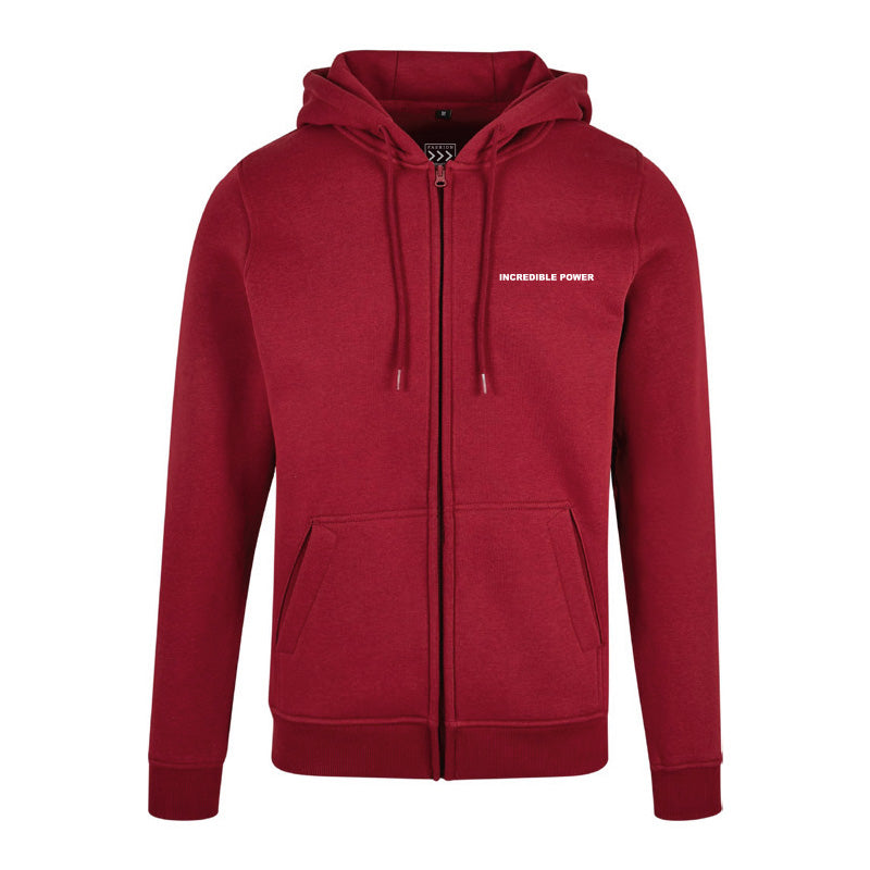 Zipjacke INCREDIBLE POWER cherry