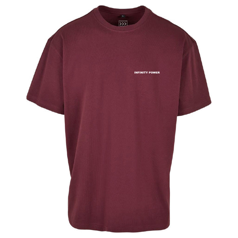 Oversize T-Shirt INFINITY POWER cherry